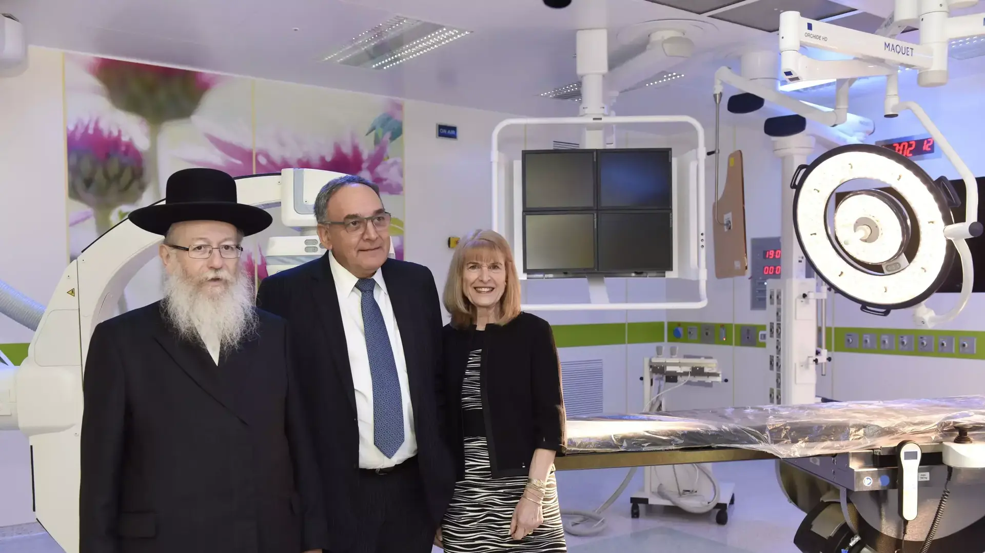 חנוכת חדרי הניתוח החדשים בבית החולים הדסה, ירושלים. ינואר 2016 חנוכת חדרי הניתוח החדשים בבית החולים הדסה, ירושלים. ינואר 2016