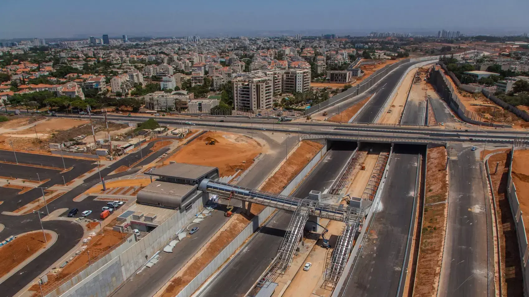 כביש 531, תחנת רכבת רעננה מערב. ינואר 2016