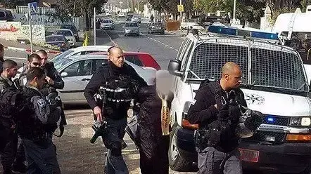 מעצר שייח התנועה האסלאמית, ירושלים. 14 בינואר 2016 מעצר שייח התנועה האסלאמית, ירושלים. 14 בינואר 2016