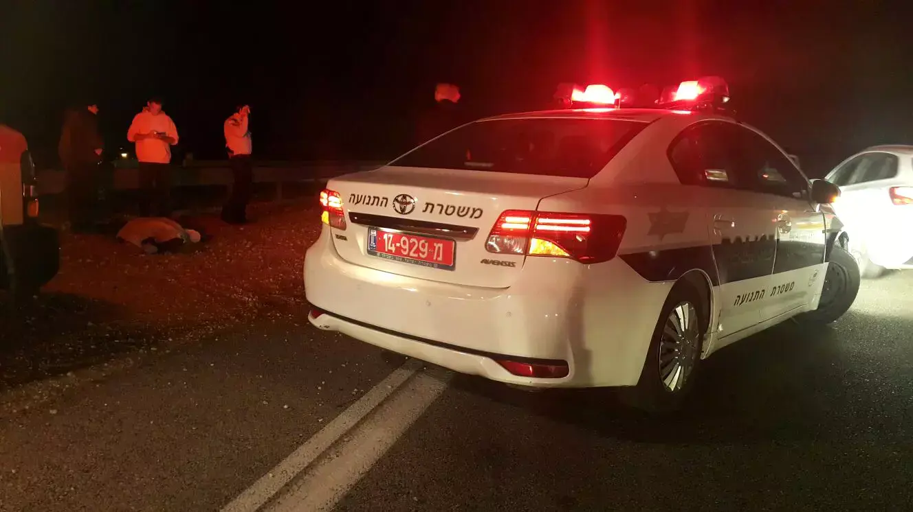 תאונת פגע וברח בכביש 4, סמוך לצומת פריאור, צפונית לצומת אשקלון. ינואר 2016