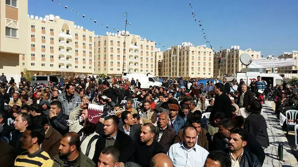 הקמת שכונה חדשה בחאן יונס שברצועת עזה במימון קטאר הקמת שכונה חדשה בחאן יונס שברצועת עזה במימון קטאר