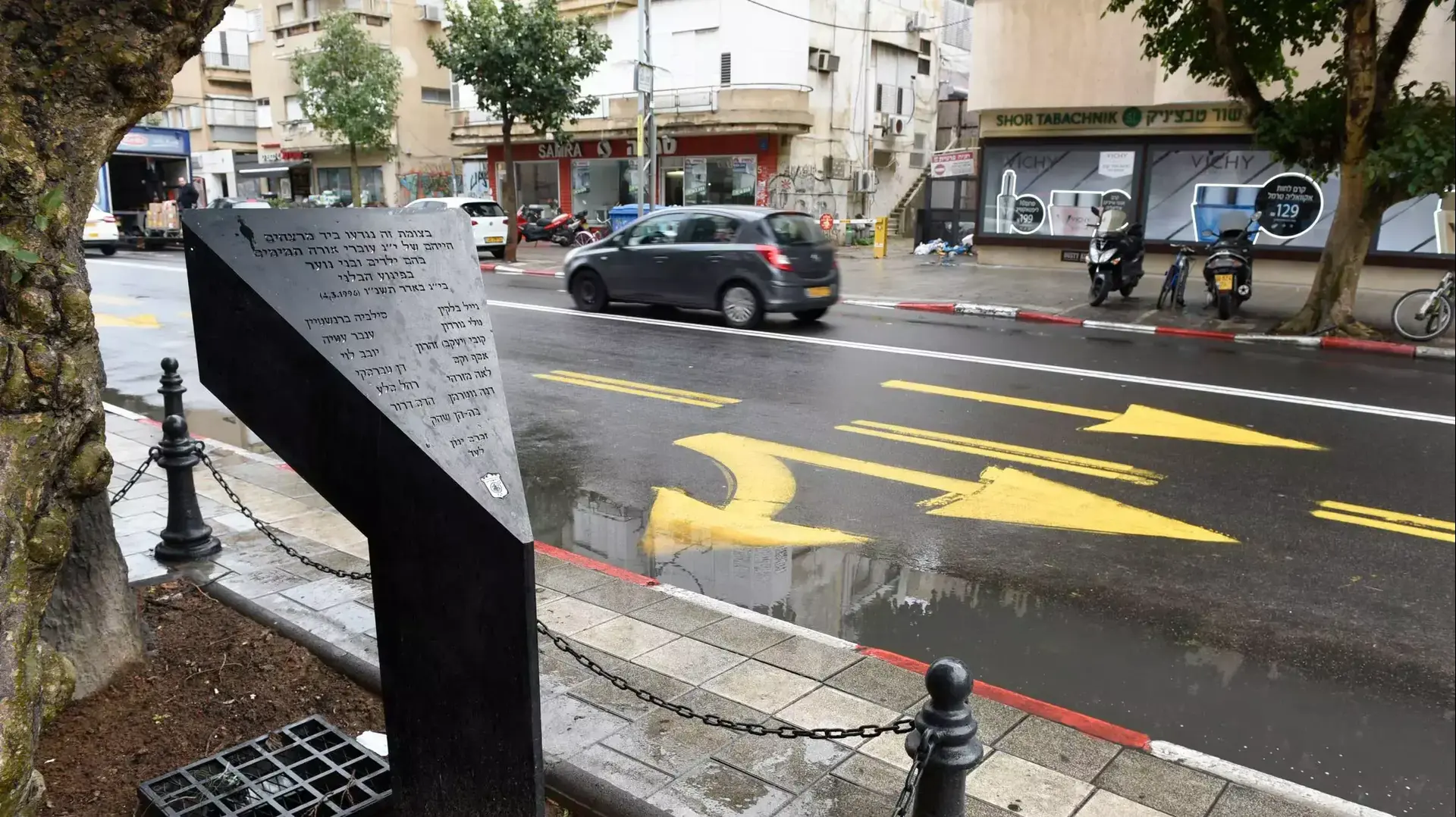 צומת דיזינגוף סנטר בה בוצע הפיגוע לפני 20 שנה באפריל 1996, ינואר 2016 צומת דיזינגוף סנטר בה בוצע הפיגוע לפני 20 שנה באפריל 1996, ינואר 2016