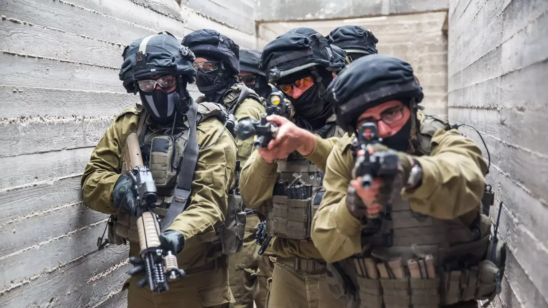 לוחמי לוט"ר אילת בתרגיל המדמה תקיפת דאעש בדרום, ינואר 2016