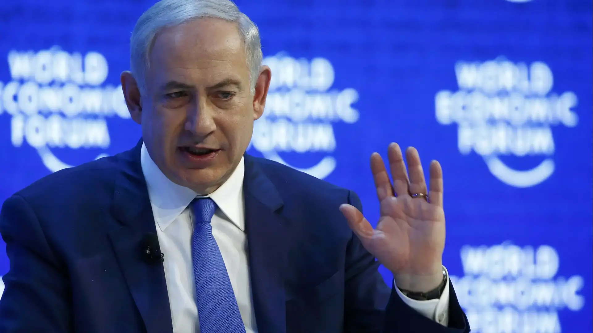 ראש הממשלה בנימין נתניהו בוועידת דאבוס, 21 בינואר 2016 ראש הממשלה בנימין נתניהו בוועידת דאבוס, 21 בינואר 2016