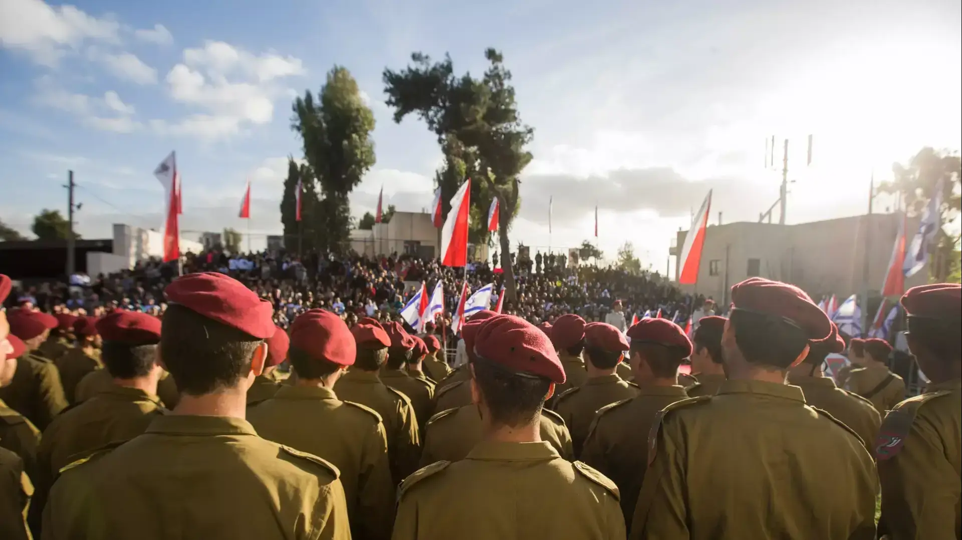 עצרת של חטיבת הצנחנים