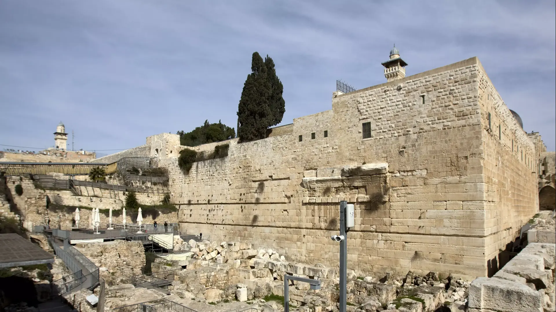 האזור בו תוקם הרחבה המעורבת לגברים ונשים, ירושלים. אוקטובר 2015