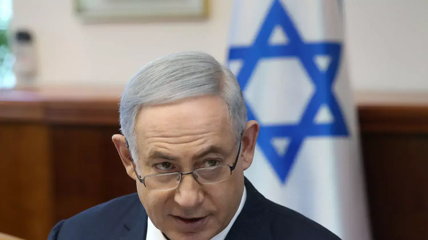 ראש הממשלה בנימין נתניהו, ישיבת ממשלה. פברואר 2016 ראש הממשלה בנימין נתניהו, ישיבת ממשלה. פברואר 2016