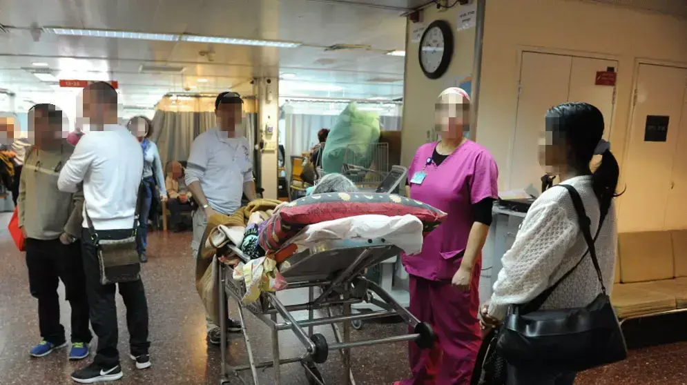 חדר מיון, תל השומר. פברואר 2015
