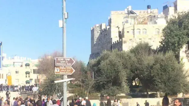 זירת פיגוע שער שכם זירת פיגוע שער שכם