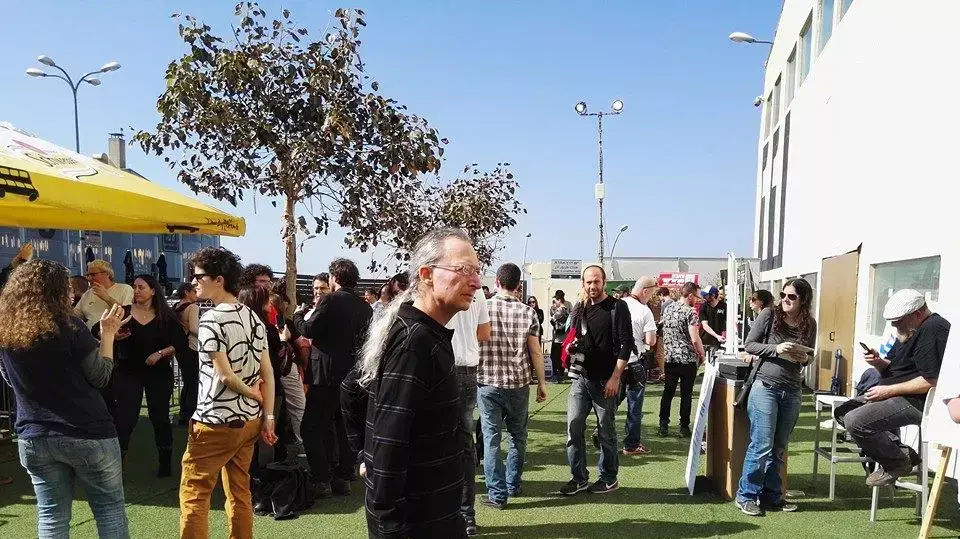 מופע מחאה של ארגוני זכויות אדם, נמל תל אביב, 5 בפברואר 2016 מופע מחאה של ארגוני זכויות אדם, נמל תל אביב, 5 בפברואר 2016