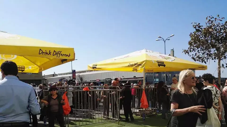 מופע מחאה של ארגוני זכויות אדם, נמל תל אביב, 5 בפברואר 2016 מופע מחאה של ארגוני זכויות אדם, נמל תל אביב, 5 בפברואר 2016
