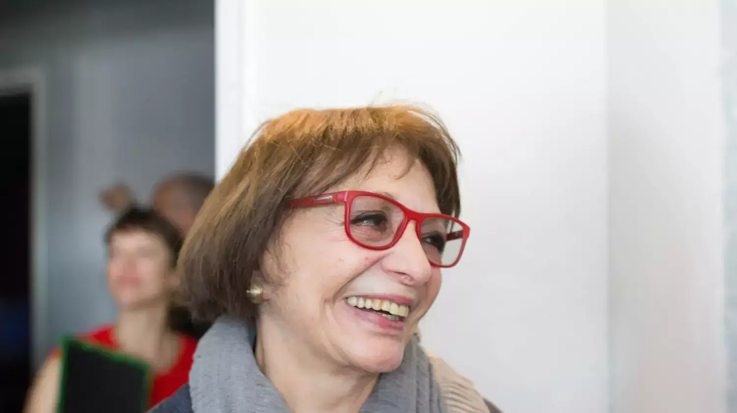 רבקה מיכאלי באירוע מחאה של אמנים למען חופש הביטוי, האנגר 11, 5 בפברואר 2016 רבקה מיכאלי באירוע מחאה של אמנים למען חופש הביטוי, האנגר 11, 5 בפברואר 2016