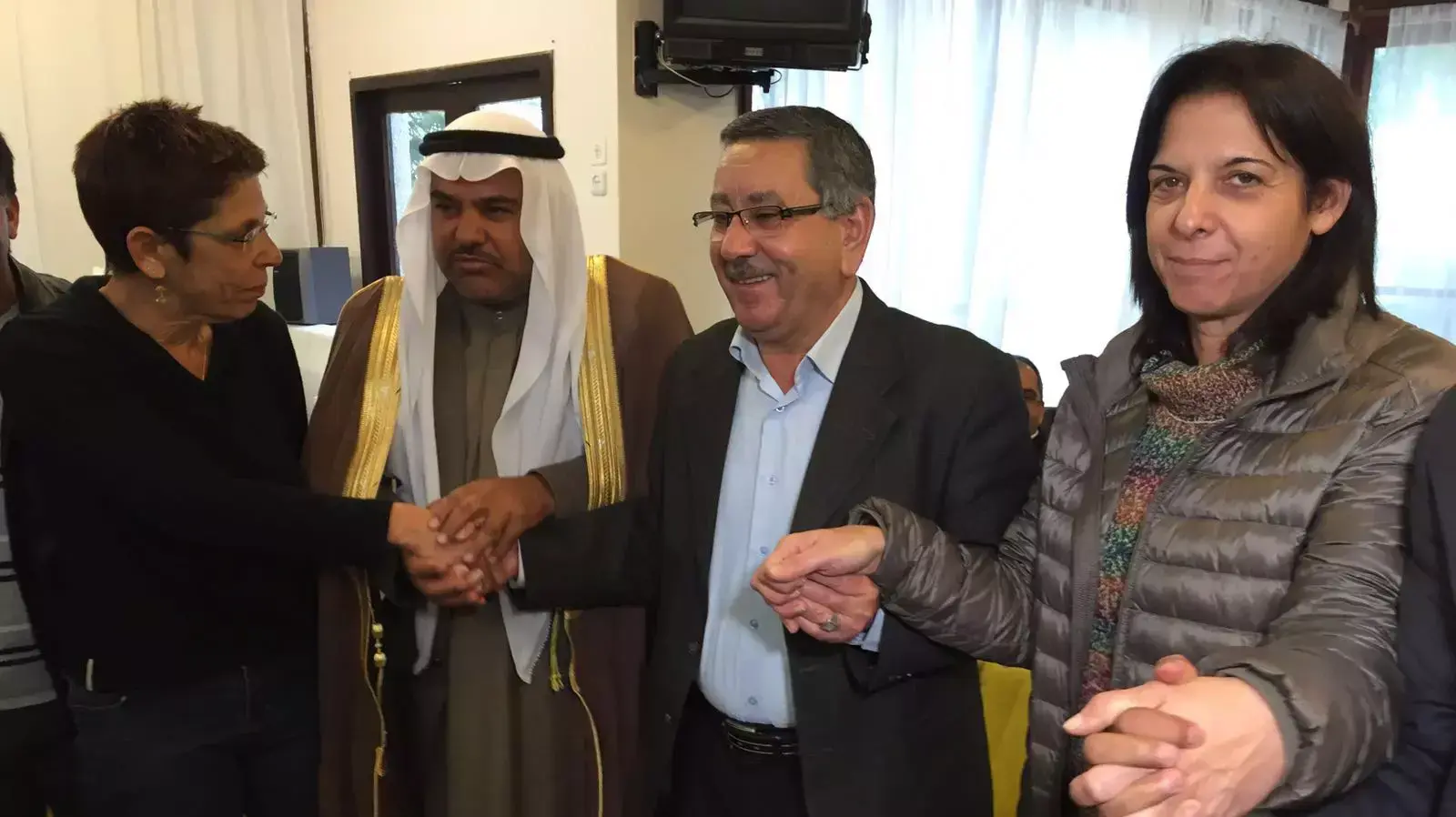 ראש עיריית רהט טלאל אלקרינאוי, בית החולים סורוקה. 7 בפברואר 2016 ראש עיריית רהט טלאל אלקרינאוי, בית החולים סורוקה. 7 בפברואר 2016