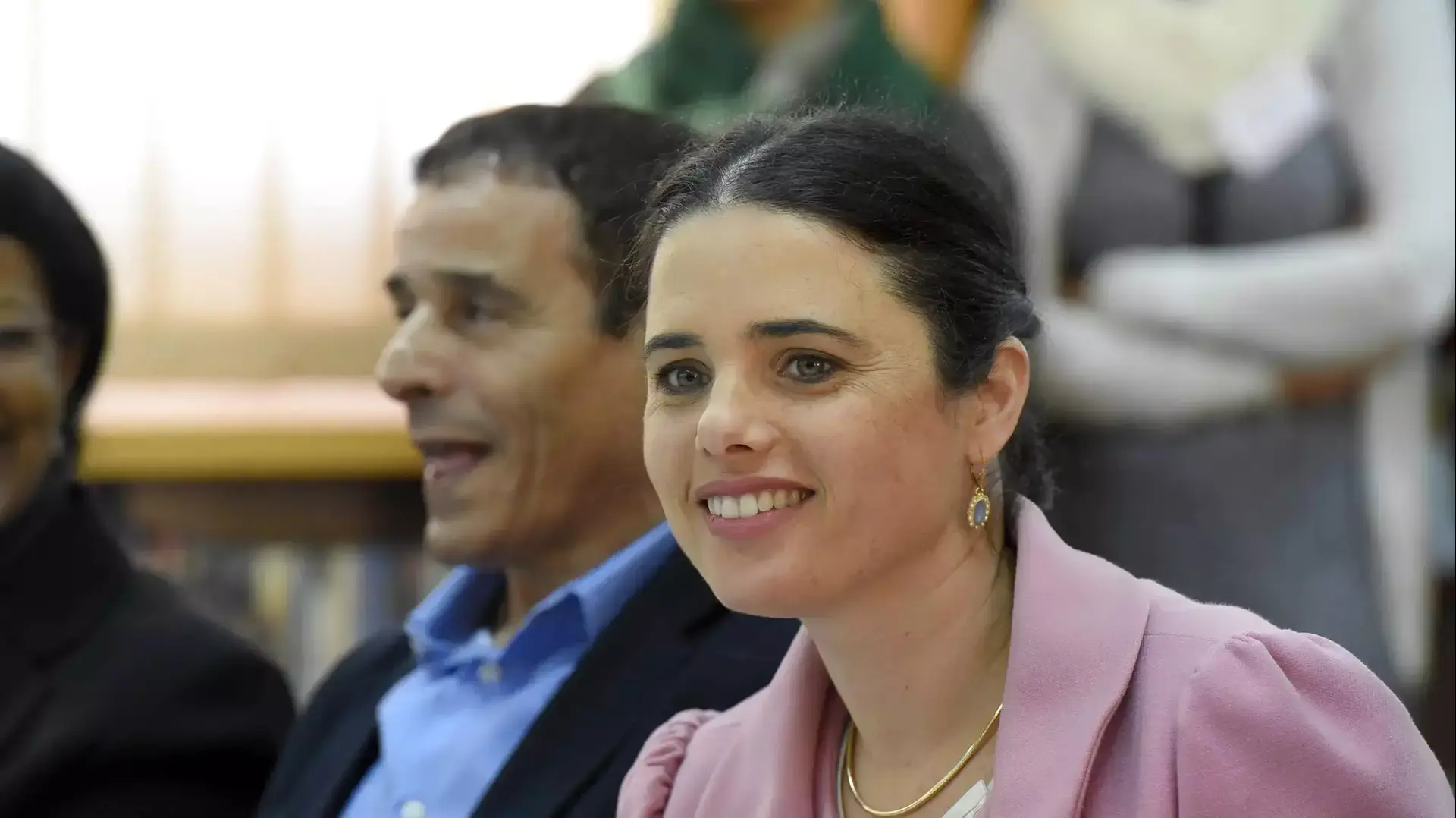 שרת המשפטים איילת שקד, בי"ס גוונים, ראש העין. 8 בפברואר 2016 שרת המשפטים איילת שקד, בי"ס גוונים, ראש העין. 8 בפברואר 2016