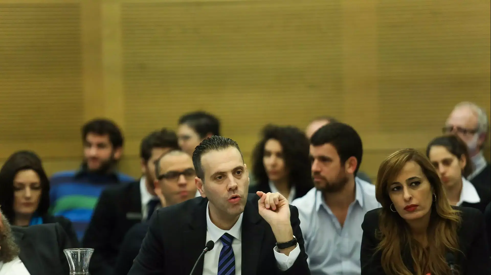 ח"כ נאוה בוקר וח"כ מיקי זוהר. ועדת הכנסת. 8 בפברואר 2016