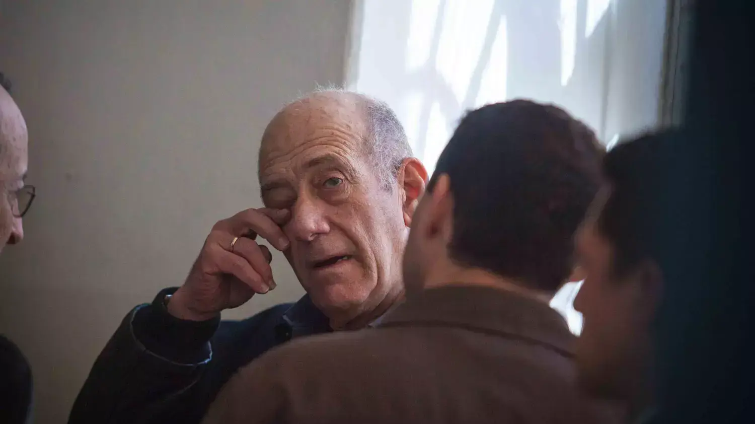 אהוד אולמרט, בית משפט השלום ירושלים. 10 בפברואר 2016 אהוד אולמרט, בית משפט השלום ירושלים. 10 בפברואר 2016