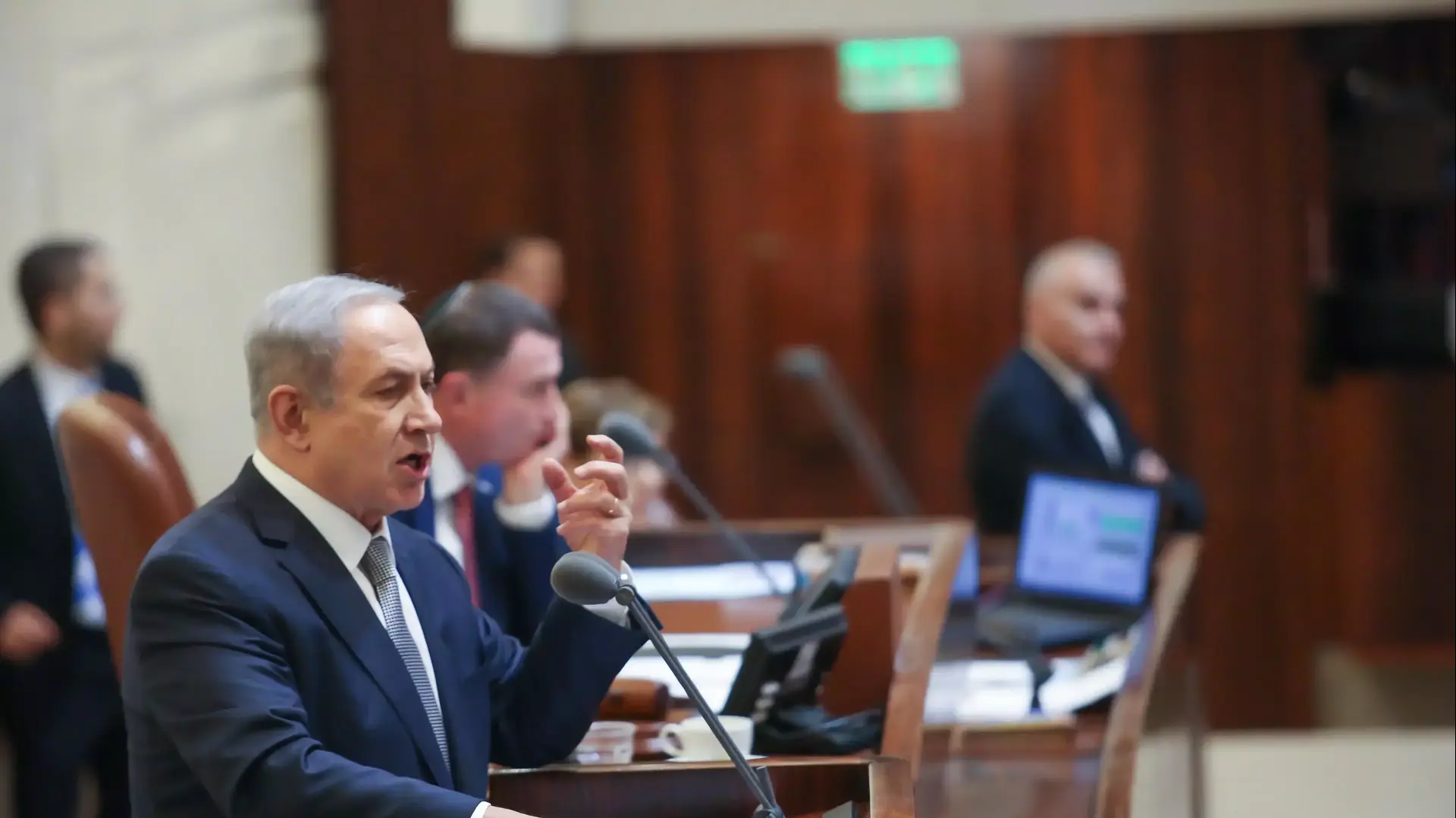 בנימין נתניהו נואם הערב במליאת הכנסת 10 פברואר 2016 בנימין נתניהו נואם הערב במליאת הכנסת 10 פברואר 2016