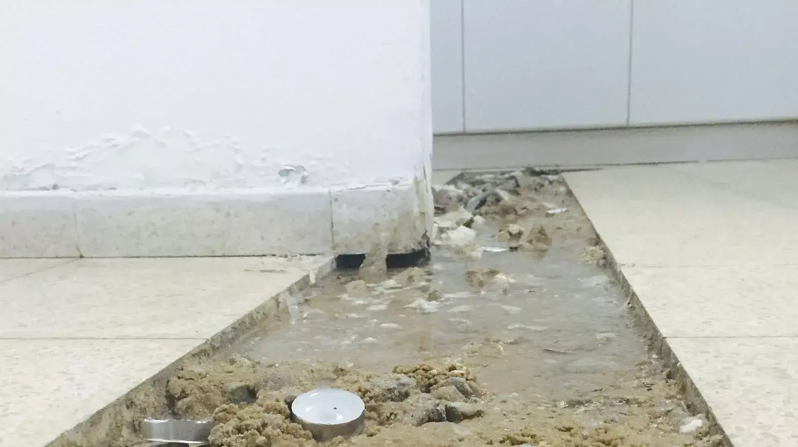 דירת מעונות באוניברסיטת בר אילן שאנשי תחזוקה השאירו בה את הרצפה עקורה למעלה מחודש אייטם של דנה ירקצי דירת מעונות באוניברסיטת בר אילן שאנשי תחזוקה השאירו בה את הרצפה עקורה למעלה מחודש אייטם של דנה ירקצי