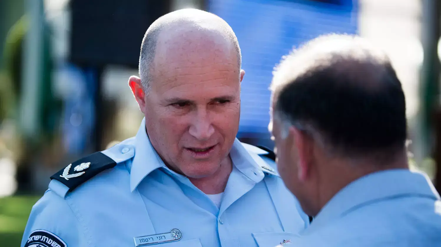 רוני ריטמן מפקד להב בטקס החלפת מפקדי מג"ב רוני ריטמן מפקד להב בטקס החלפת מפקדי מג"ב