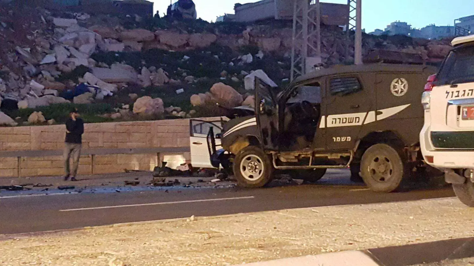 פיגוע דריסה בצומת מעלה אדומים. 13 בפברואר 2016 פיגוע דריסה בצומת מעלה אדומים. 13 בפברואר 2016