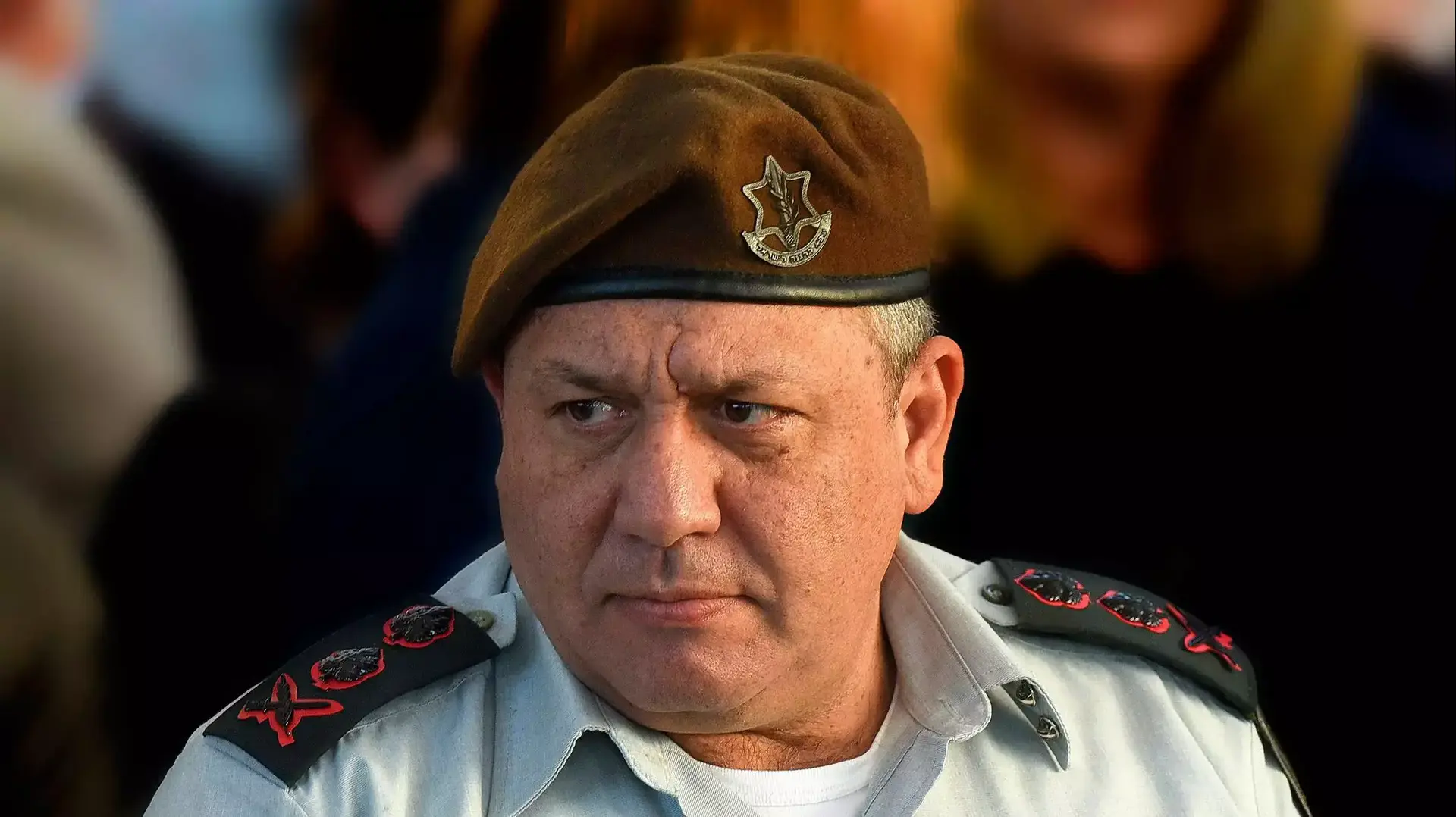 הרמטכ"ל רא"ל גדי איזנקוט. פברואר 2016