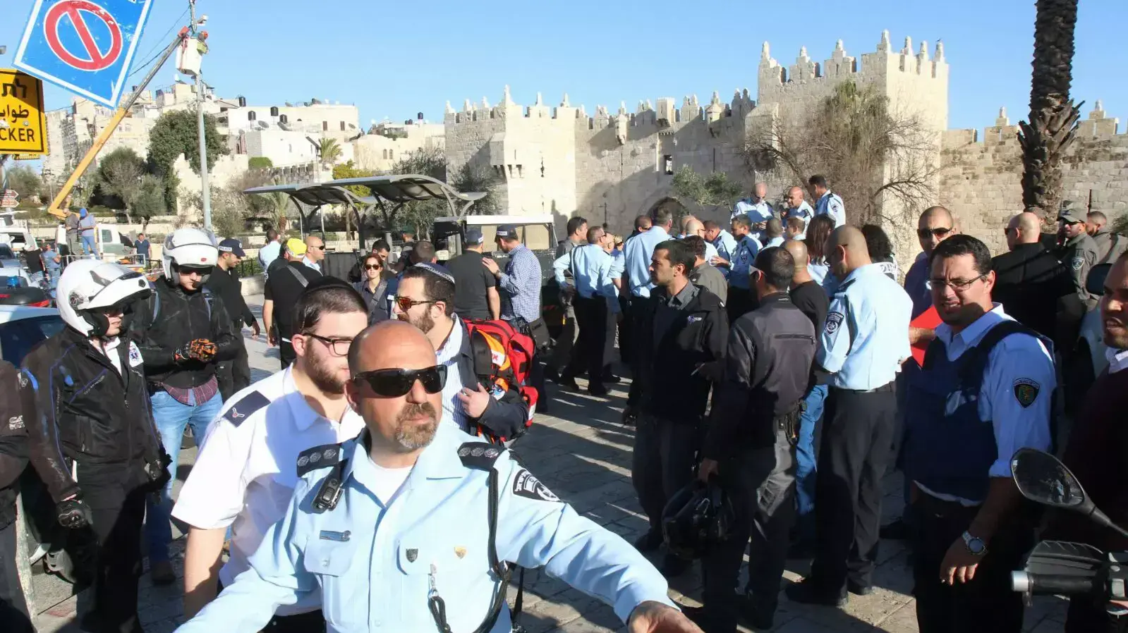 זירת ניסיון פיגוע שער שכם זירת ניסיון פיגוע שער שכם