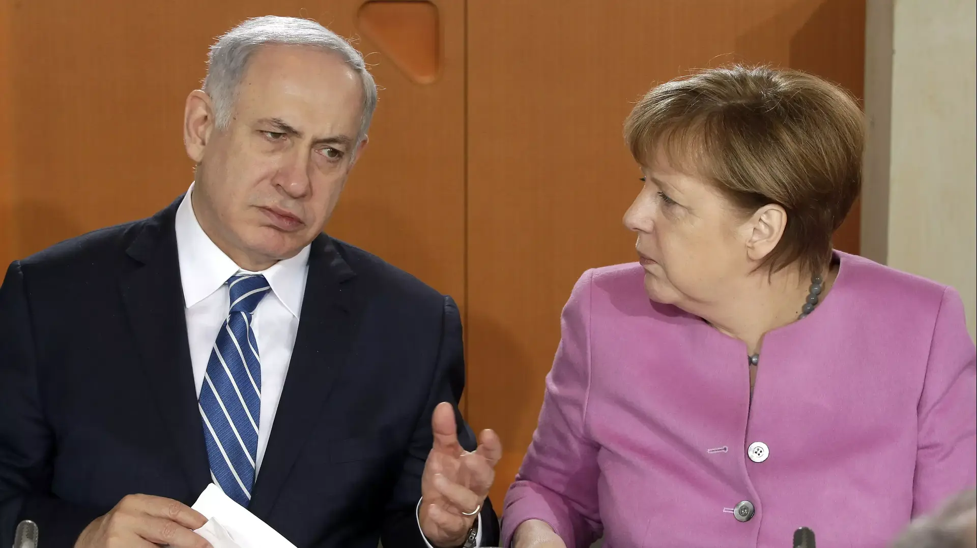 פגישת נתניהו ומרקל בברלין 