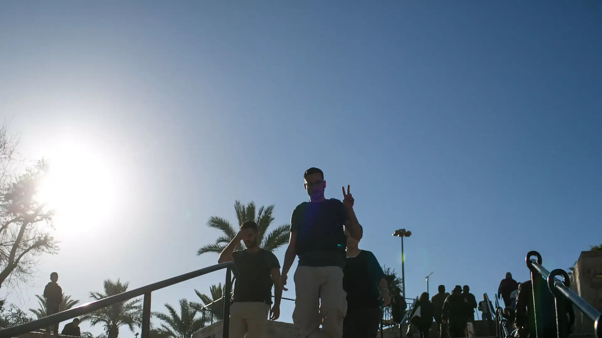 מאבטחים פרטיים בעיר העתיקה שער שכם, פברואר 2016 מאבטחים פרטיים בעיר העתיקה שער שכם, פברואר 2016