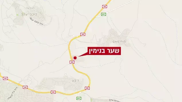 מפה שער בנימין מפה שער בנימין