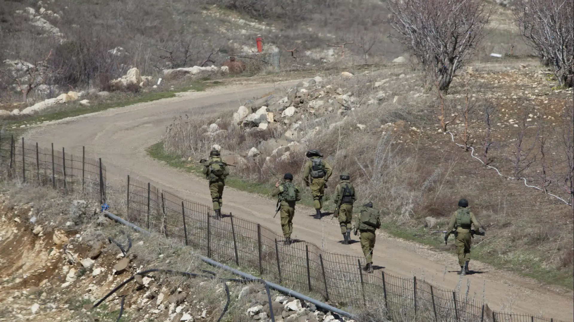 חיילי צה"ל על גבול ישראל עם סוריה. פברואר 2016 חיילי צה"ל על גבול ישראל עם סוריה. פברואר 2016