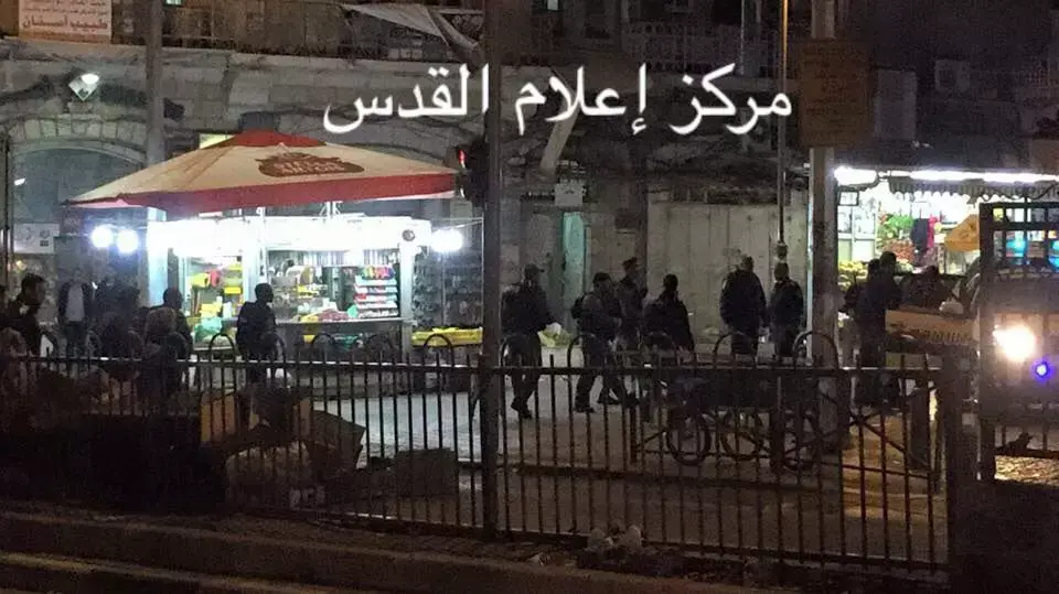 זירת ניסיון פיגוע הדקירה בשער שכם, ירושלים. 20 בפברואר 2016 זירת ניסיון פיגוע הדקירה בשער שכם, ירושלים. 20 בפברואר 2016