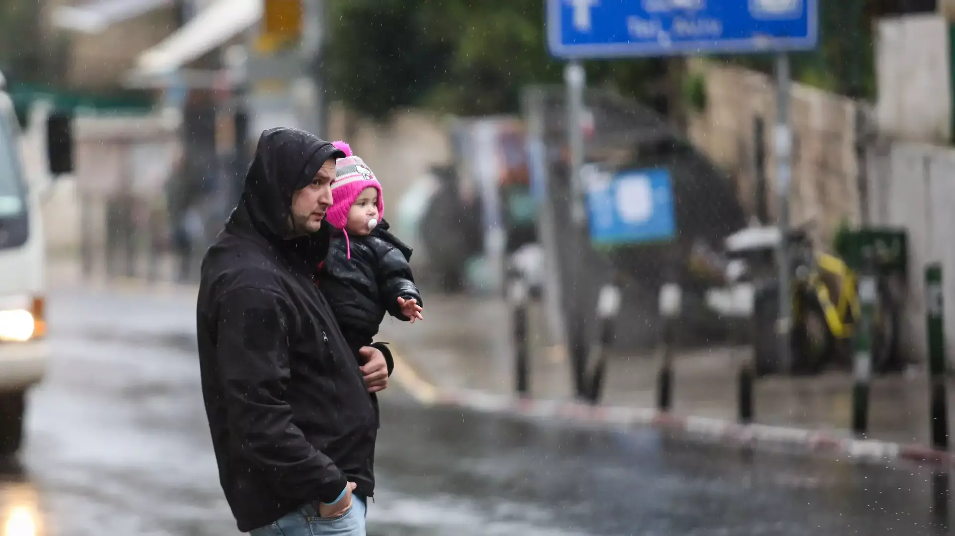 גשם ברחובות ירושלים גשם ברחובות ירושלים