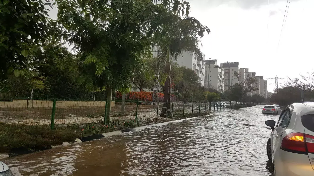הצפות בראשון לציון, 22 בפברואר 2016 הצפות בראשון לציון, 22 בפברואר 2016