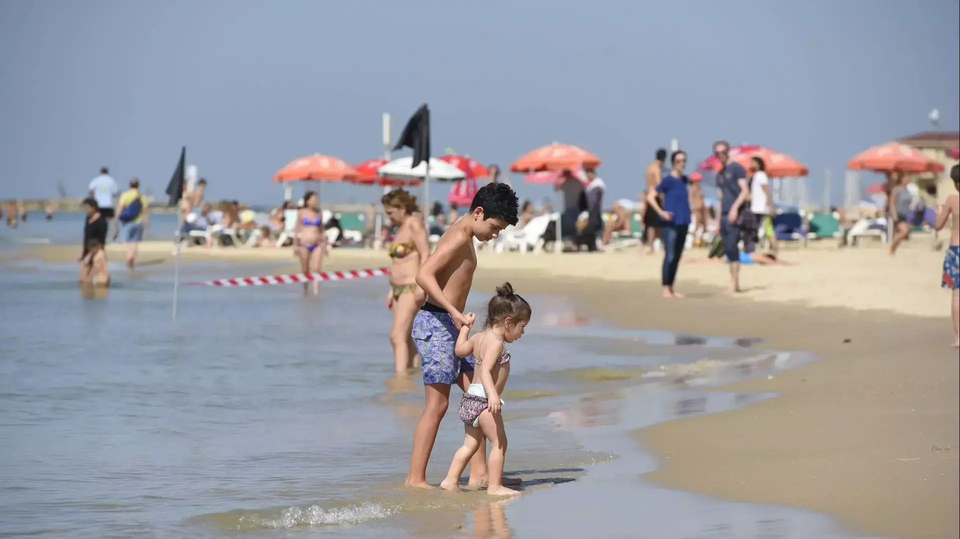 חוף הים בתל אביב. 29 בפברואר 2016