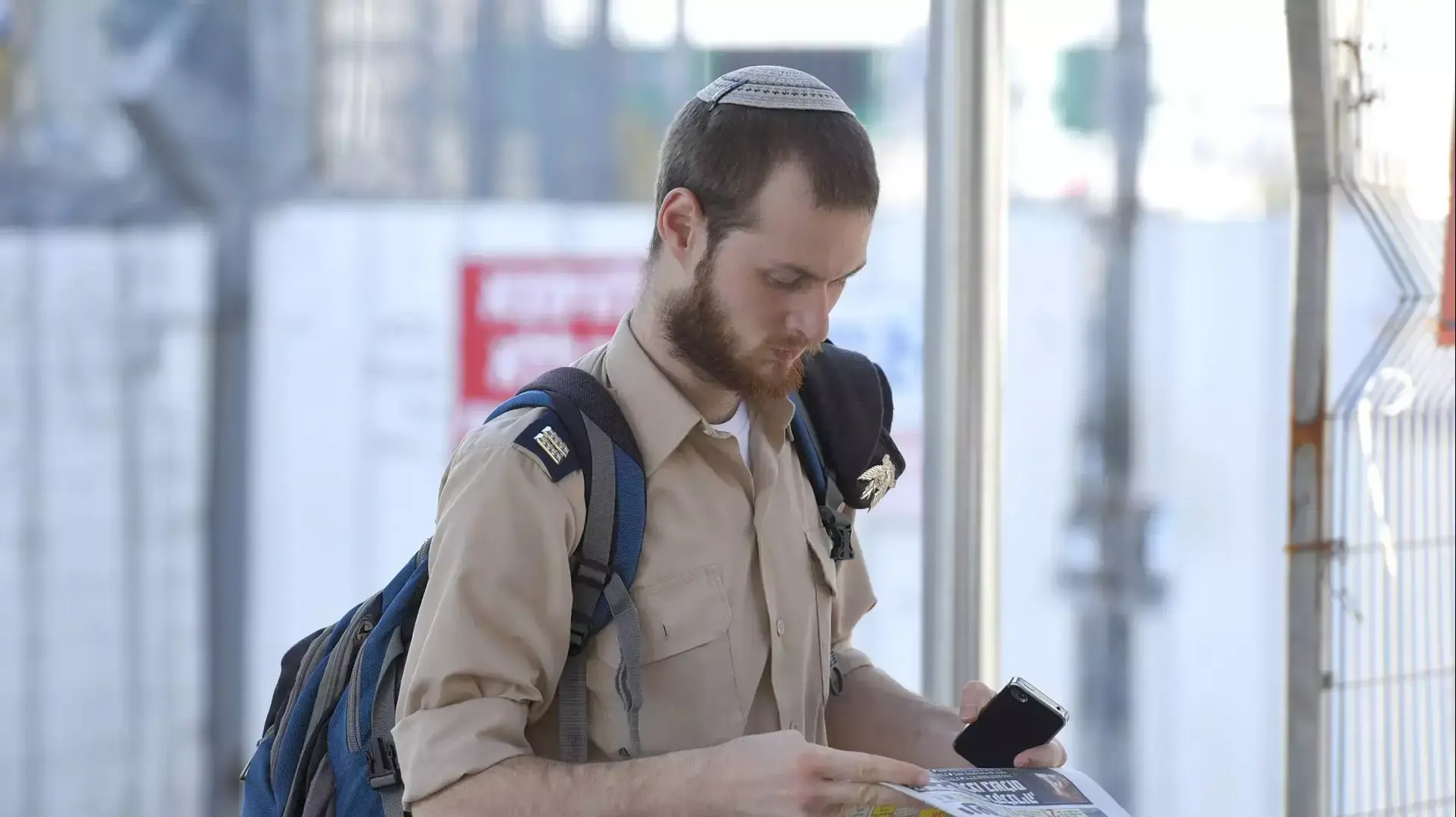 חיילים עם זקן, תל אביב. מרץ 2016
