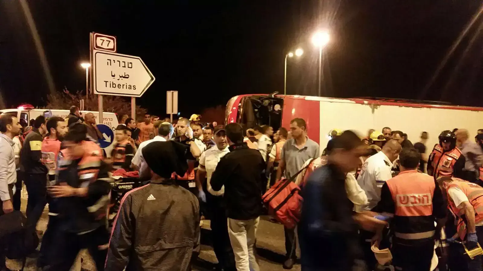תאונת דרכים סמוך לזרזיר. מרץ 2016