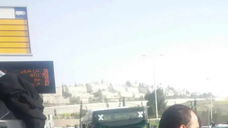 כוחות בזירת ירי לעבר אוטובוס ברמות, ירושלים, 9 במרץ 2016 כוחות בזירת ירי לעבר אוטובוס ברמות, ירושלים, 9 במרץ 2016