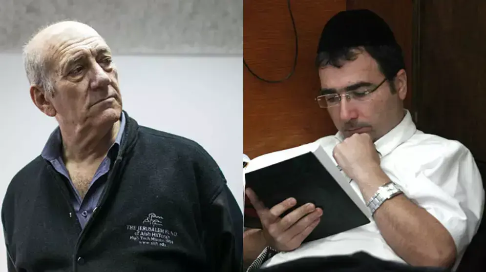 מאיר רבין ואהוד אולמרט
