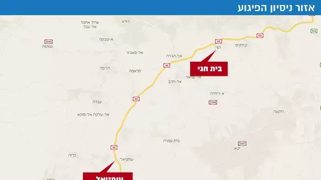 מפה ניסיון פיגוע מפה ניסיון פיגוע