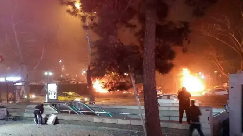 פיצוץ באנקרה, טורקיה. 13 במרץ 2016 פיצוץ באנקרה, טורקיה. 13 במרץ 2016