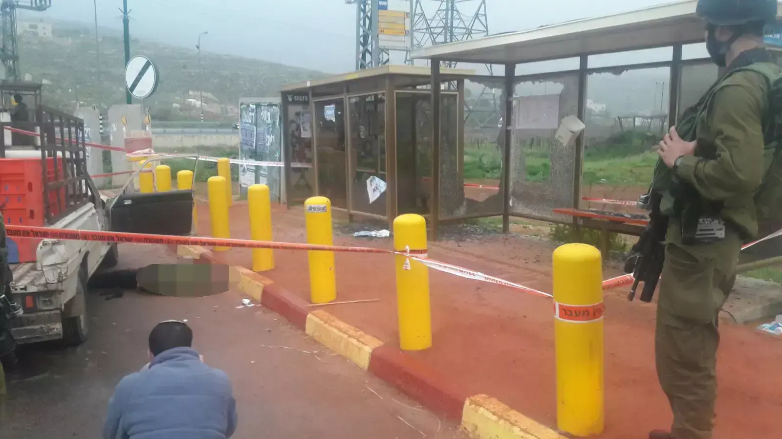 פיגוע דריסה וירי בכניסה לקריית ארבע, 14 במרץ 2016 פיגוע דריסה וירי בכניסה לקריית ארבע, 14 במרץ 2016