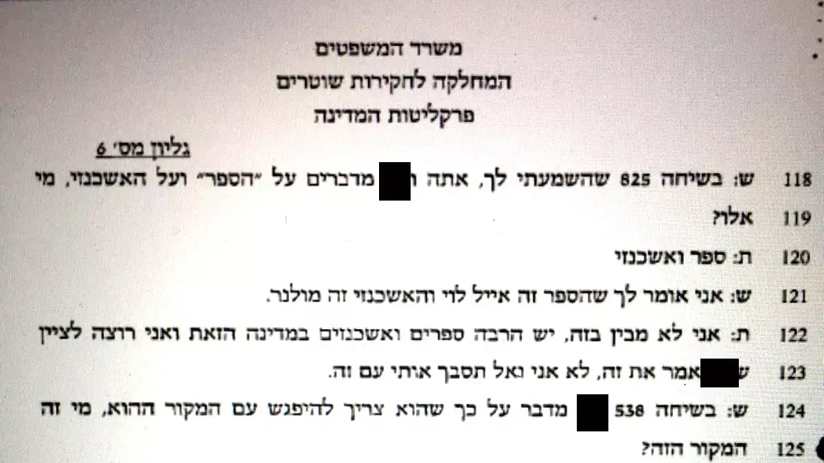 המחלקה לחקירות שוטרים
