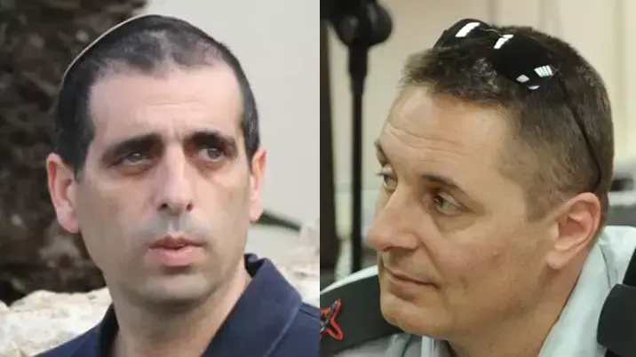 תא"ל איציק תורג'מן ותא"ל אופק בוכריס