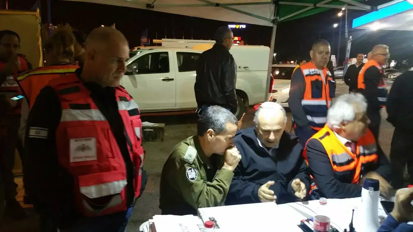 הערכת מצב עקב תאונת הרכבות בדימונה הערכת מצב עקב תאונת הרכבות בדימונה