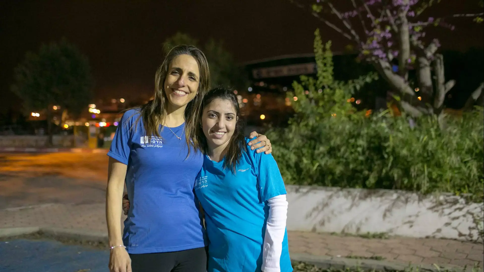 חולה והרופאה שלה, הרצות ביחד במרתון ירושלים. מרץ 2016 חולה והרופאה שלה, הרצות ביחד במרתון ירושלים. מרץ 2016