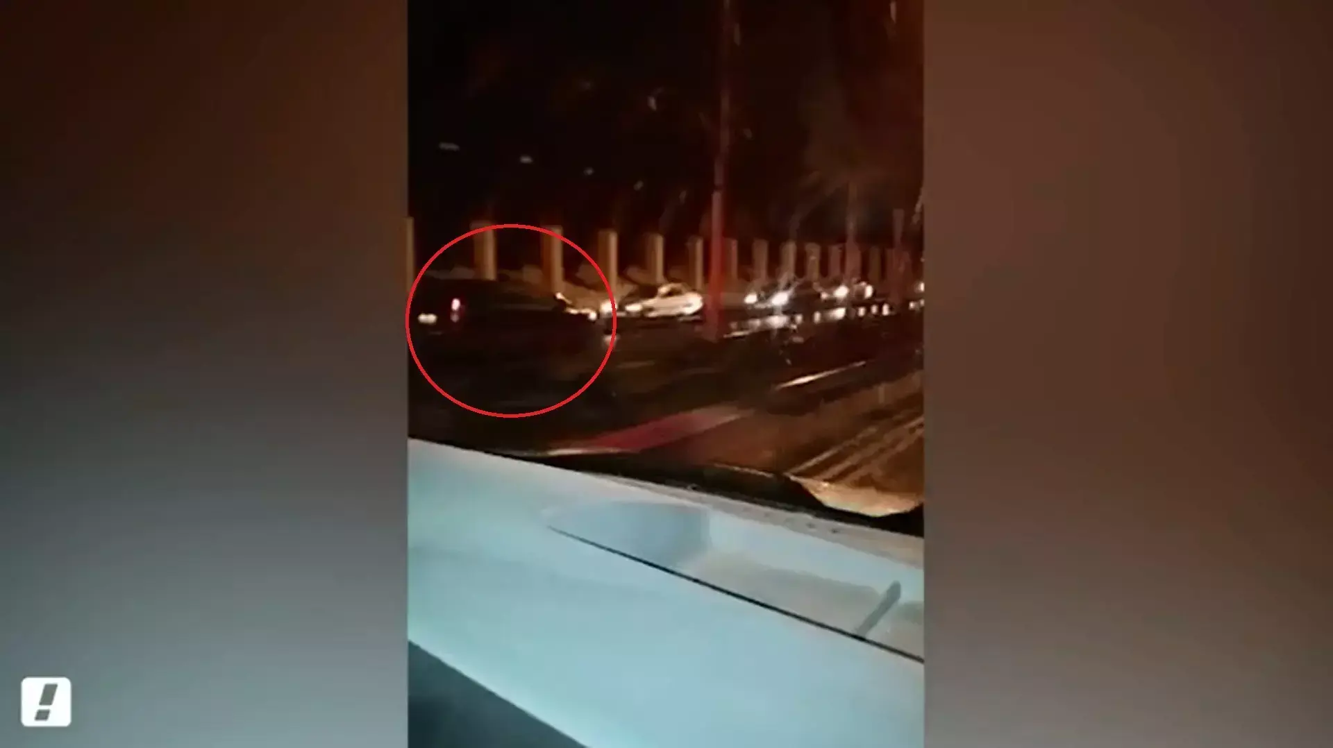 מכונית תועדה נוסעת נגד כיוון התנועה בכביש בגין בירושלים מכונית תועדה נוסעת נגד כיוון התנועה בכביש בגין בירושלים