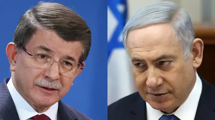 אחמד דוואטאולו, ראש ממשלת טורקיה ובנימין נתניהו, ראש ממשלת ישראל אחמד דוואטאולו, ראש ממשלת טורקיה ובנימין נתניהו, ראש ממשלת ישראל