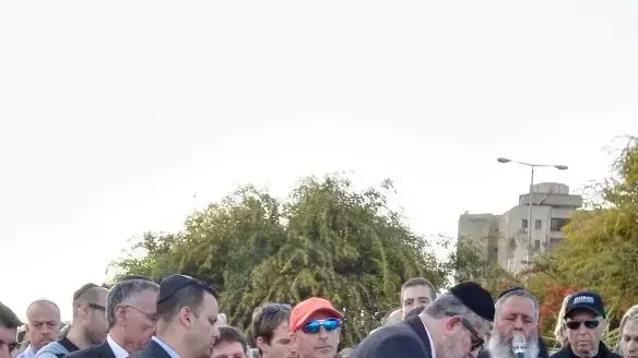 הלווית אברהם גולדמן, הרוג בפיגוע באיסטנבול, בית העלמין בחולון. מרץ 2016