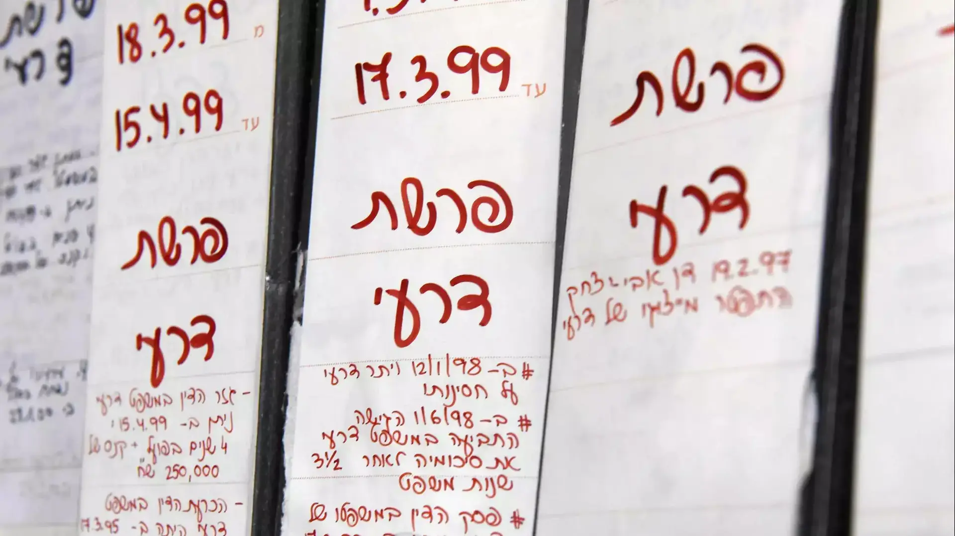 קטעי ארכיון מפרשת דרעי בשנות התשעים ארכיון מעריב קטעי ארכיון מפרשת דרעי בשנות התשעים ארכיון מעריב
