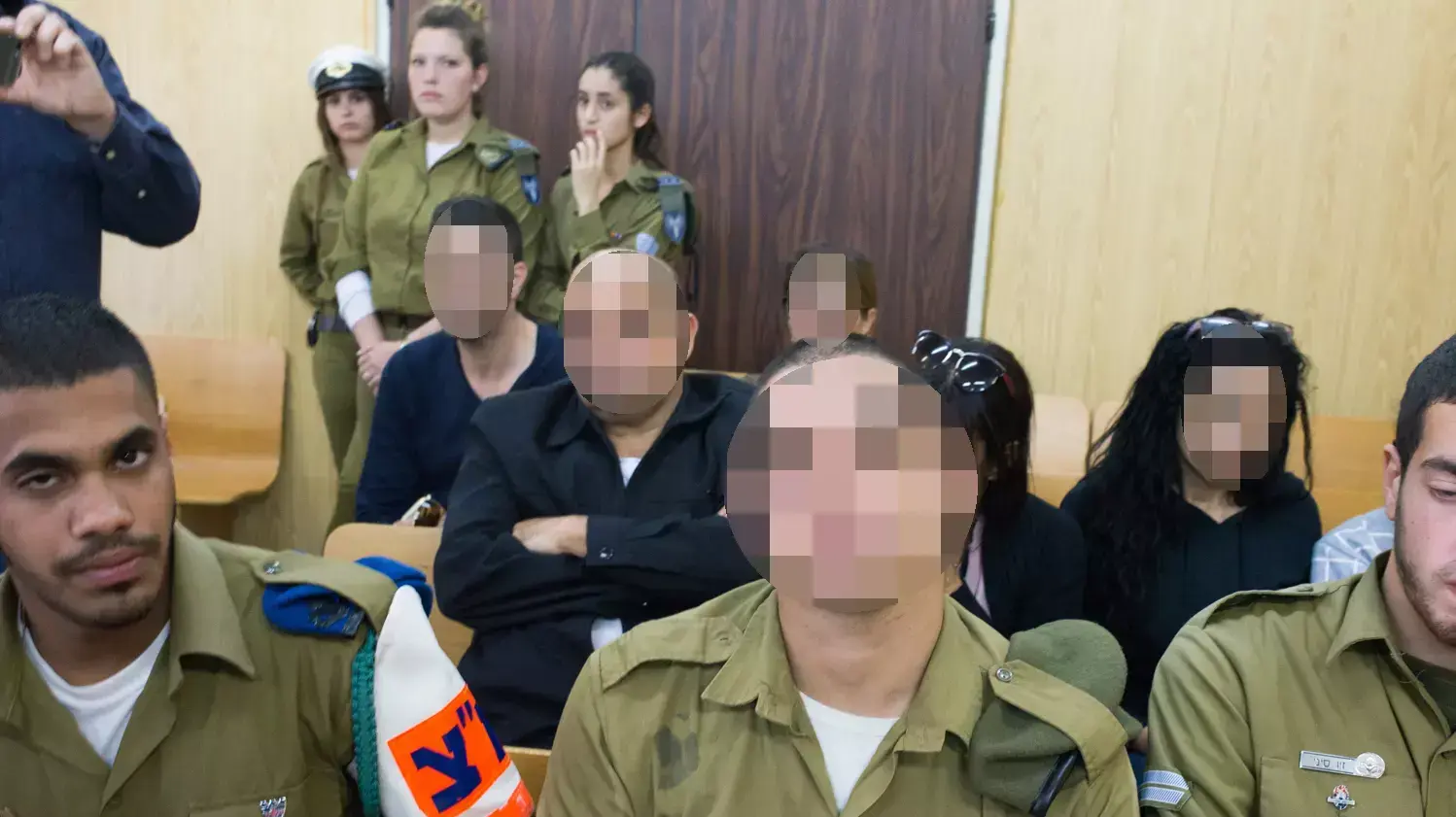 החייל החשוד בירי במחבל בחברון בבית המשפט לערעורים בקריה 1 אפריל 2016
